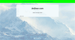 Desktop Screenshot of andoor.com